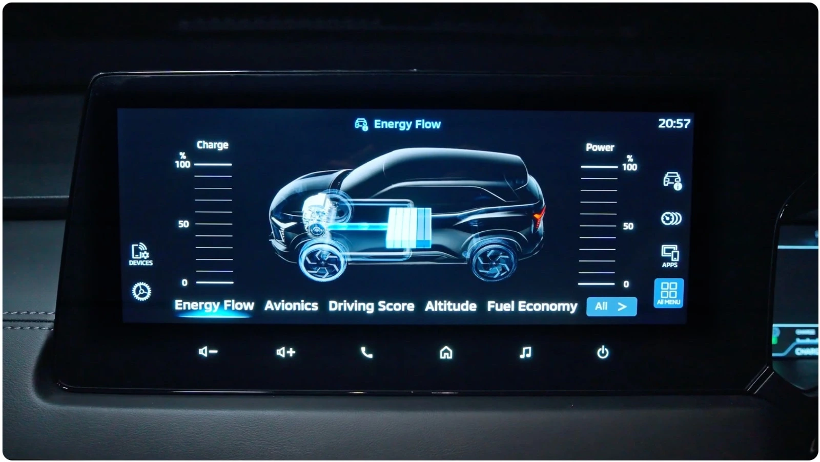 Mitsubishi New Xforce HEV - 12.3 inch Audio Display